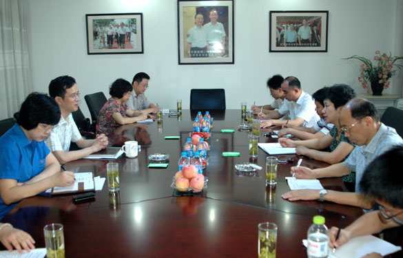 常州市統(tǒng)計局副局長惲東玉一行來上上集團(tuán)調(diào)研